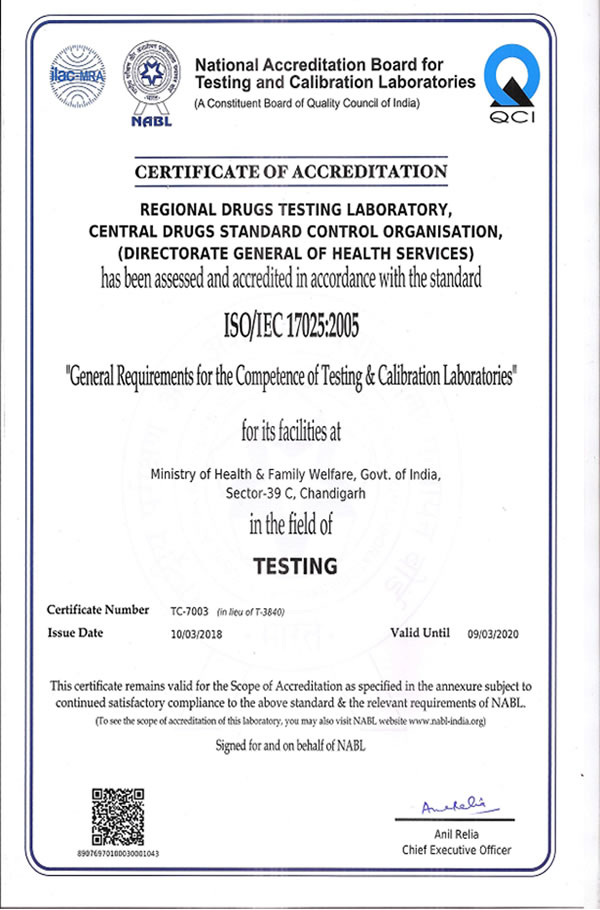 Central Drug Testing Laboratories